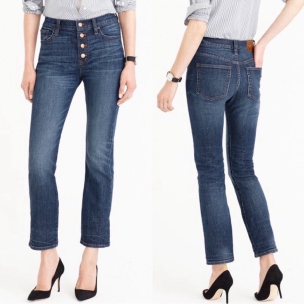 J Crew Straightaway Jeans Size 29, buttonfly